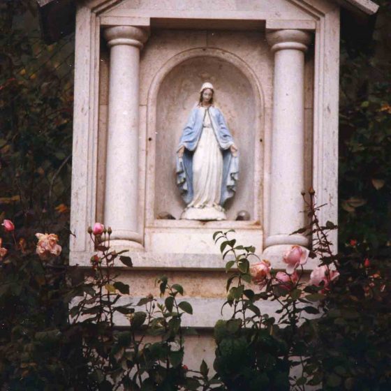 Campello sul Clitunno - Pissignano, via della Chiesa giardino della canonica di San Michele Arcangelo [CAM004]