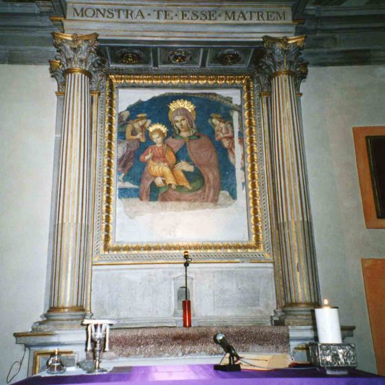 Castel Ritaldi - La Bruna, chiesa della Madonna della Bruna «Madonna della Bruna» [CAS014]
