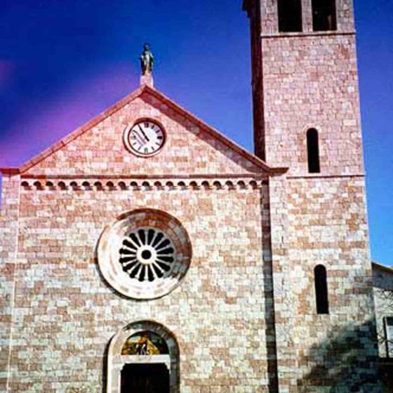 Castel Ritaldi - Colle del Marchese, nuova chiesa di San Pancrazio [CAS030]
