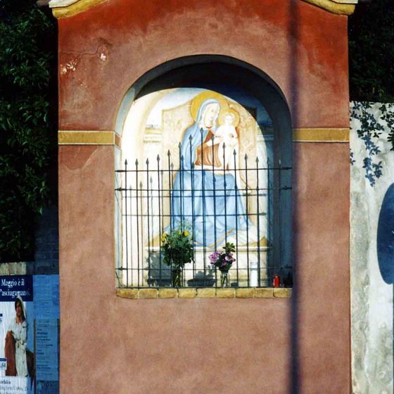 Montefalco - Montefalco, quadrivio della corta Spoleto - San Fortunato «Maestà dell'Incancellata (o dei Bennati)» [MON028]