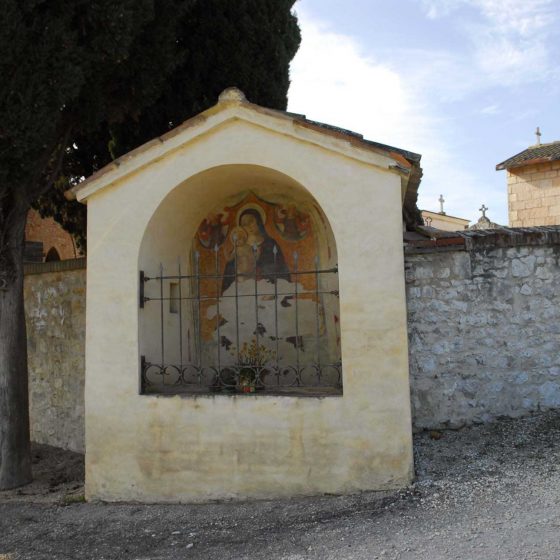 Montefalco - Fabbri, cimitero comunale «Maestà del Cimitero» [MON036]