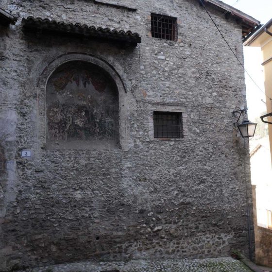 Spoleto - Spoleto, vicolo San Giovanni Battista monastero di San Giovanni Battista «de Porta Fuga» [SPO179-209]