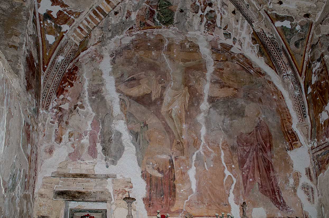 Affresco, interno della chiesa di San Rocco